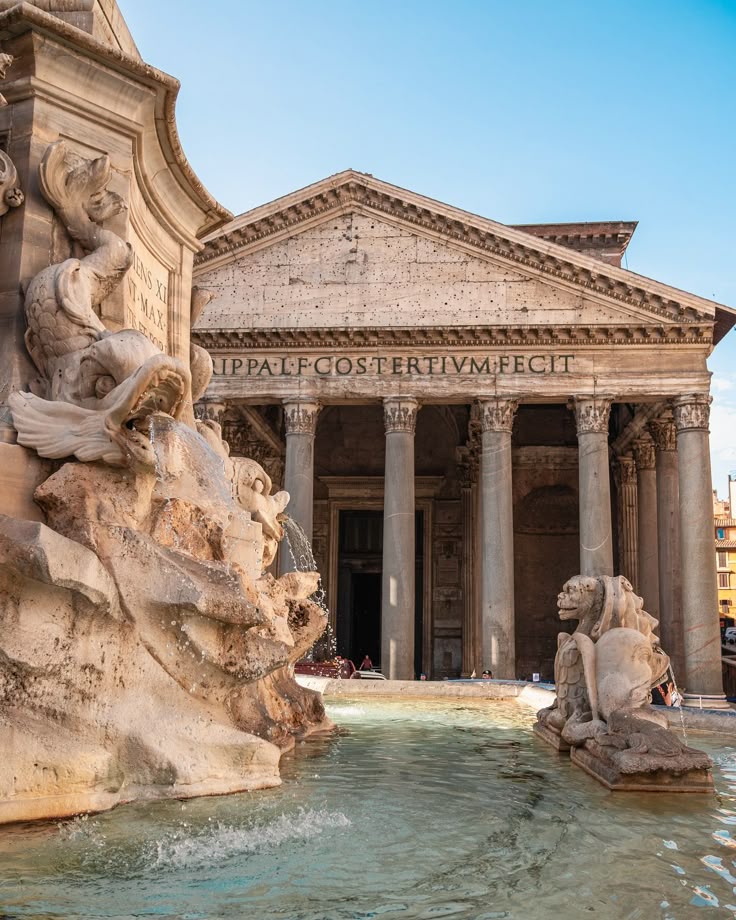 Pantheon, Rome 🩵🇮🇹 #pantheon #rome #roma #italy…